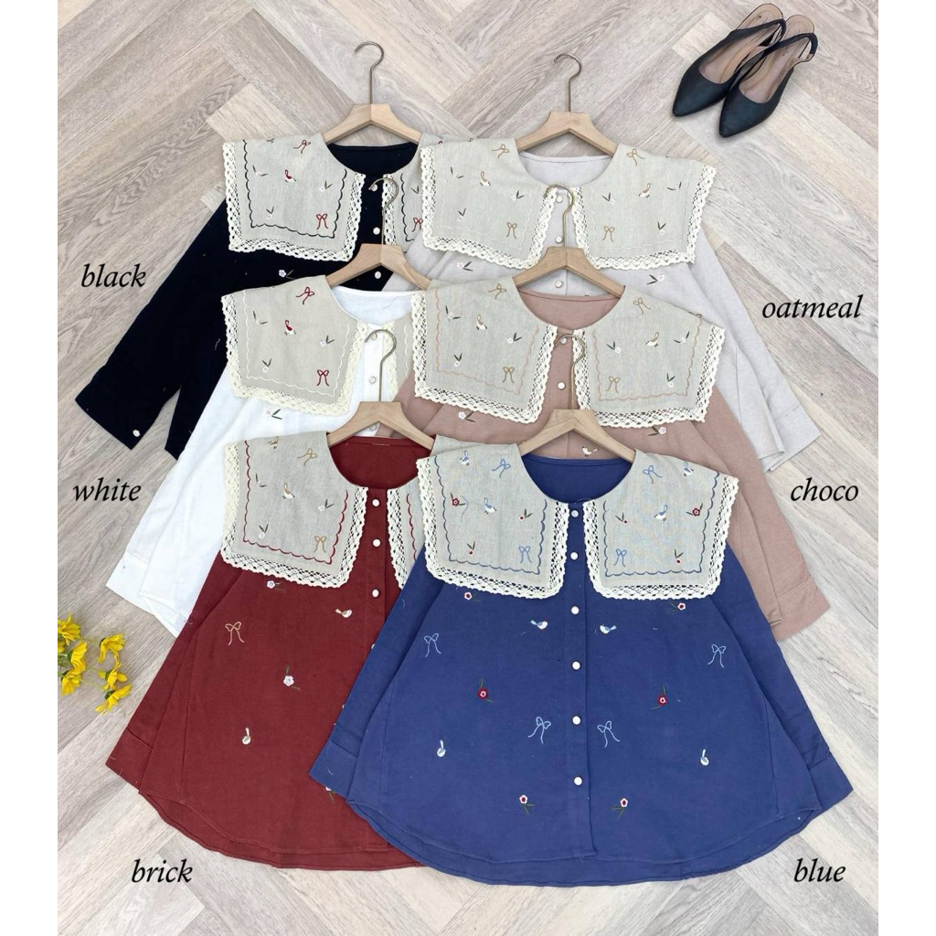 SISSY KEMEJA RENDA / ATASAN RENDA BORDIR