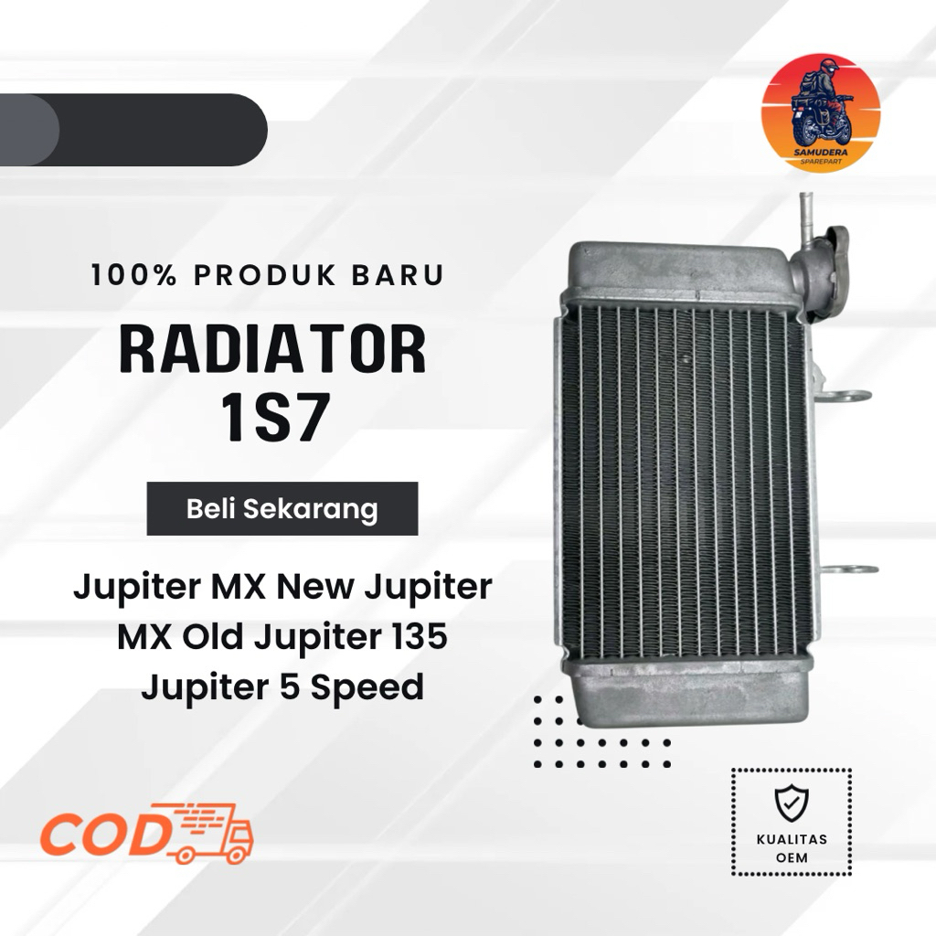 Radiator 1S7 untuk Yamaha Jupiter MX New Jupiter MX Old Jupiter 135 Jupiter 5 Speed Motorcycle Spare