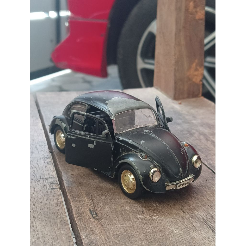 Diecast VW Beetle Black (Loose)