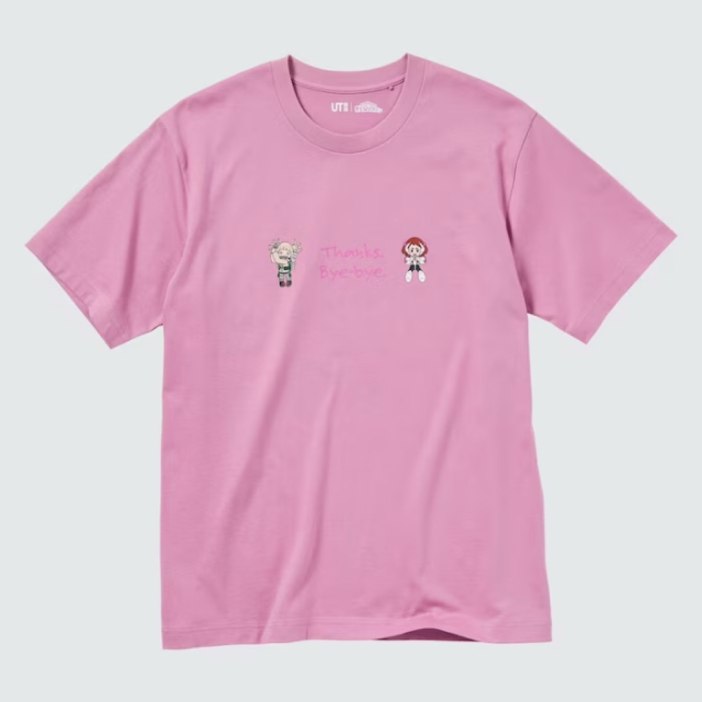 Kaos Uniqlo X my Hero academia cewek uk XL
