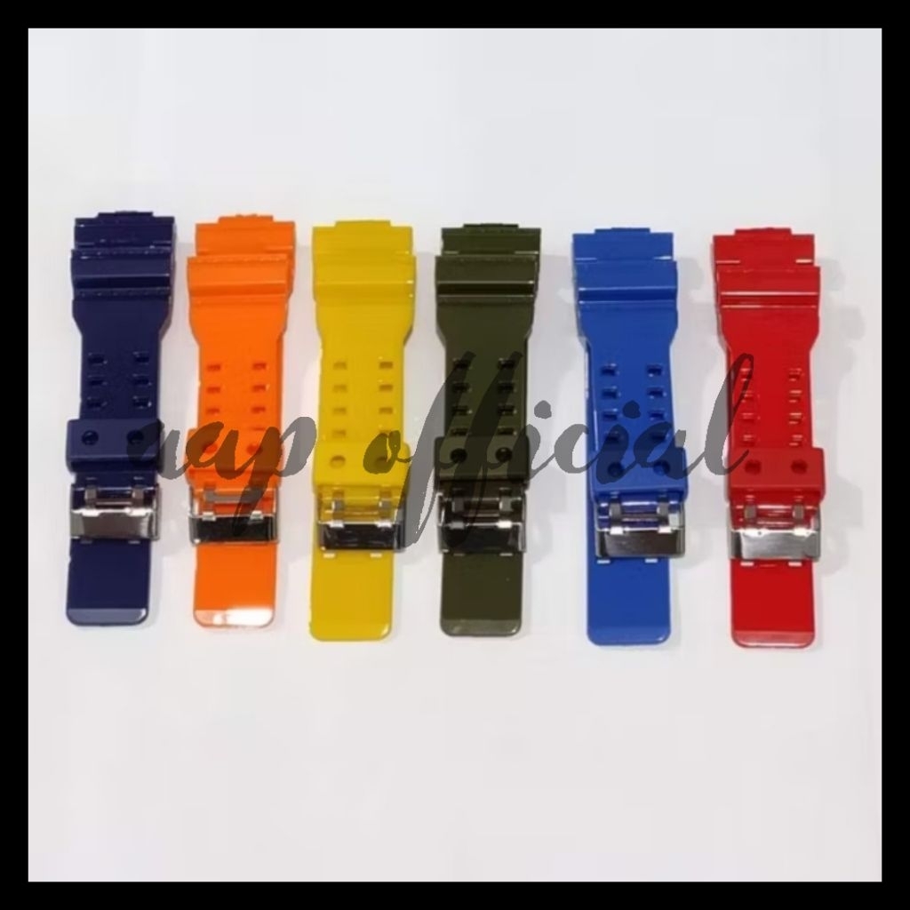 Tali Jam Tangan Casio G-Shock GA100 GA110 GD120 Rubber Strap Tali Jam Glossy