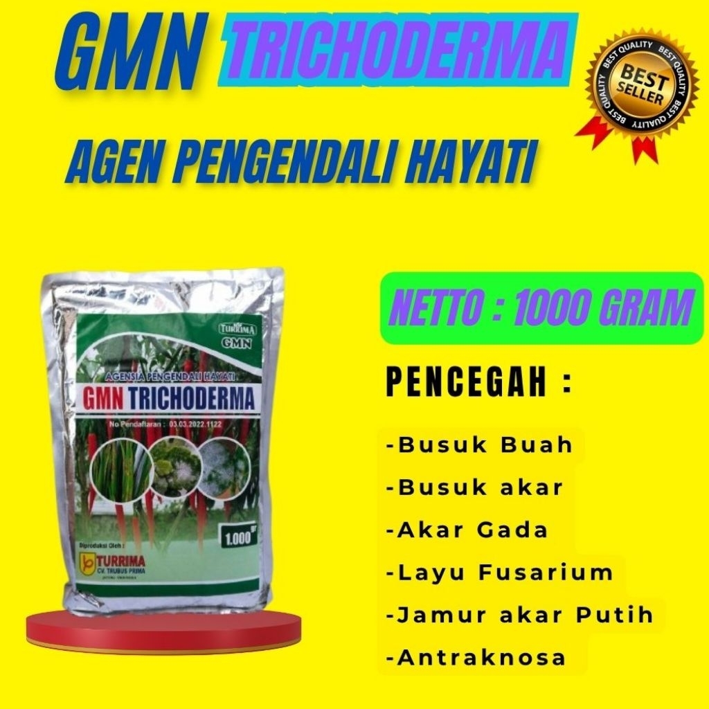 PANEN MELIMPAH  GMN Trichoderma Gmn  GMN Trichoderma Ghanense Isi 1kg