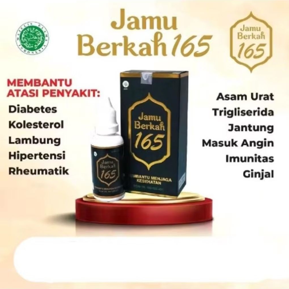Jamu Berkah 165 Asli Original Tetes Praktis Original