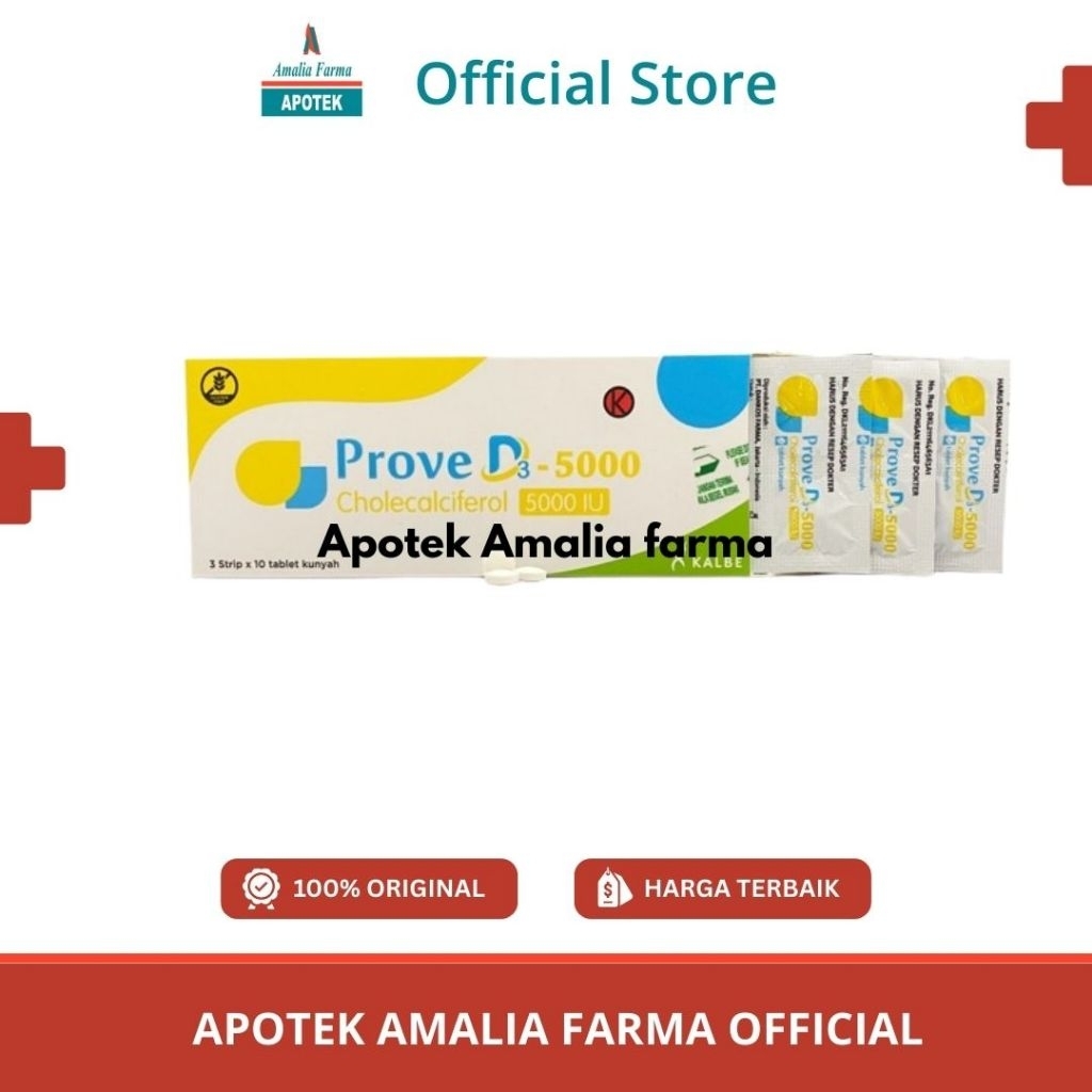 Prove D5000iu isi 10 tablet /strip