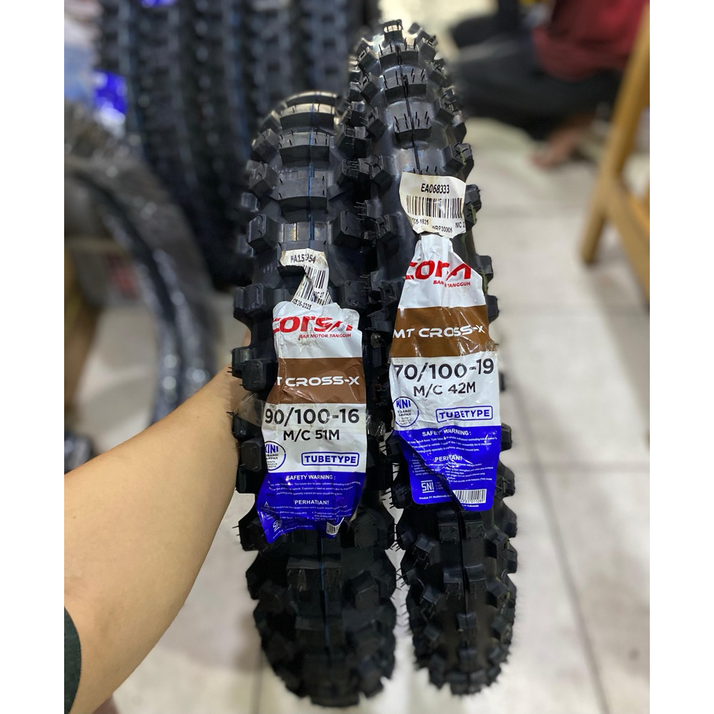 BAN LUAR CORSA CROSS MT-CROSS X 70 100-19 90 100 -16