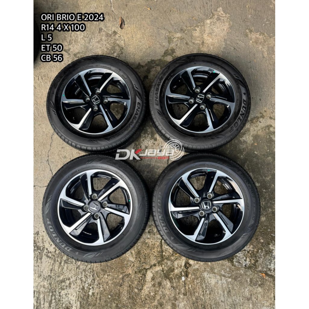 VELG ORI BRIO E 2024 R14 4 X 100 (HARGA UNTUK 4PCS VELG TANPA BAN)