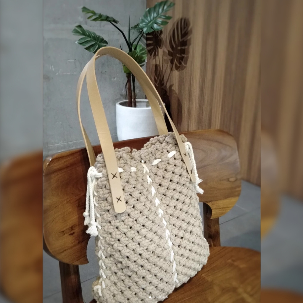 TAS MACRAME HANDMADE BAHAN KATUN