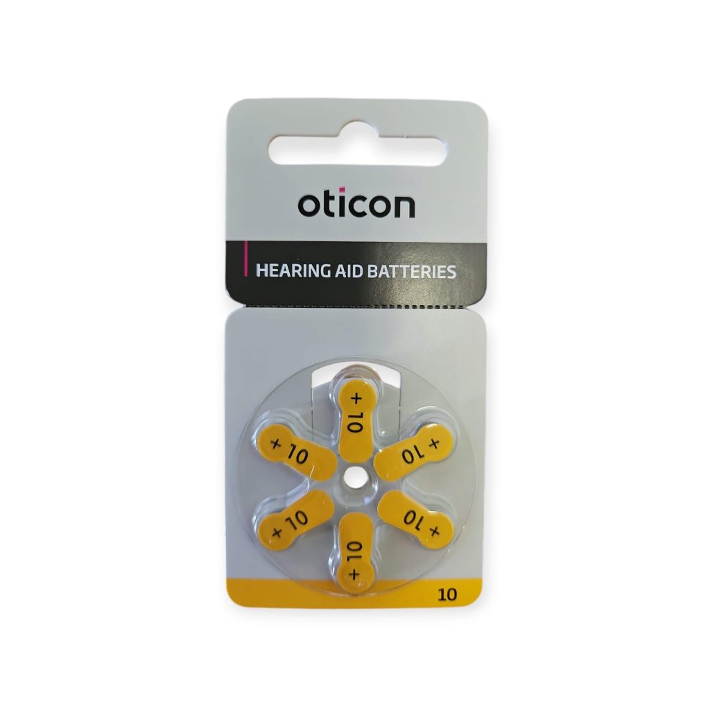 Baterai ORIGINAL Oticon Type 10 ( Baterai Alat Bantu Dengar )