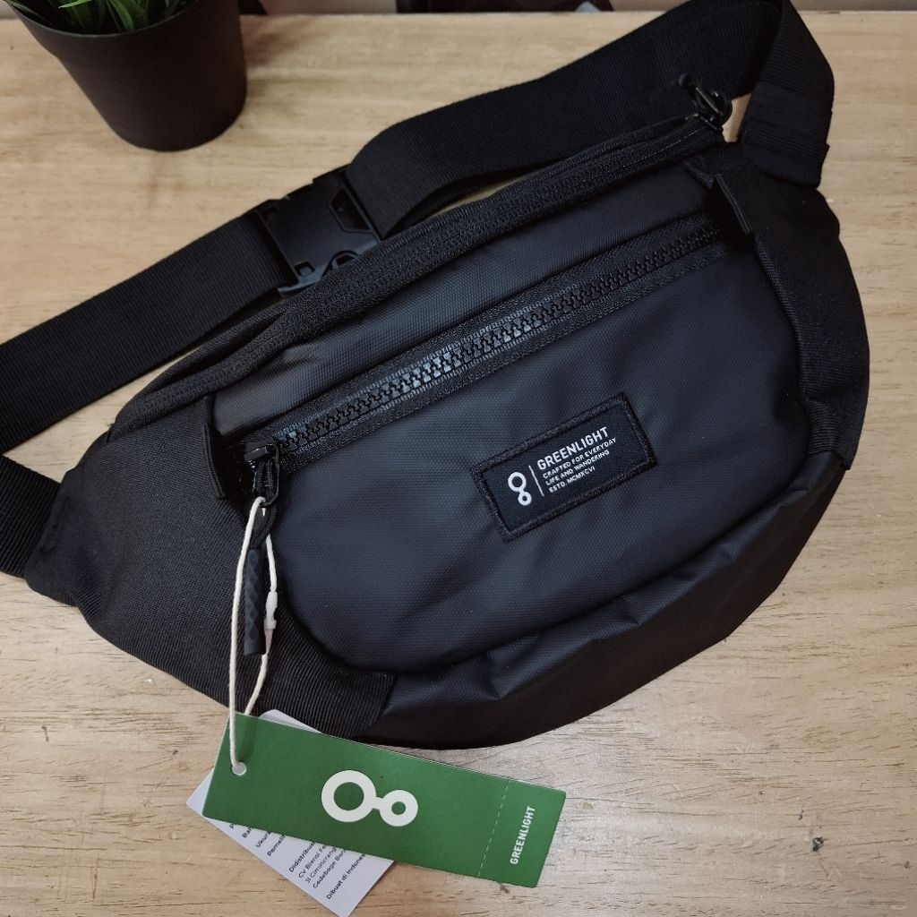 Tas Pinggang Waist Bag Pria Greenlight Polyester Union Original 031125