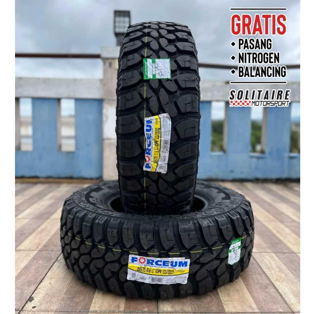 Ban Mobil Tubles off-Road Merk FORCEUM M/T 265 75 R16