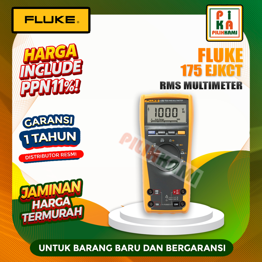 Fluke 175/EJKCT True-RMS Digital Multimeter