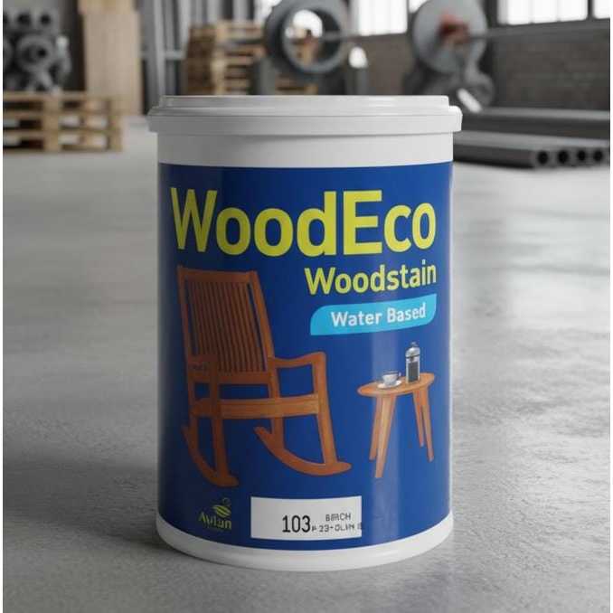 LENKOTE Politur WoodStain Woodeco Vernis Kayu Wood Stain Eco1 Lt Liter