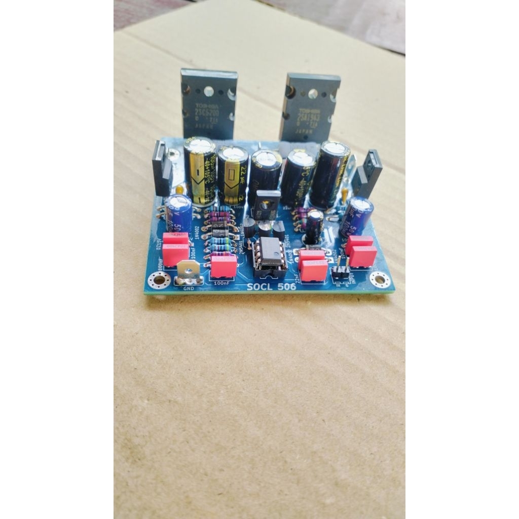 Driver socl 506 2u Tef modif balap cocok buat power miniatur/lapangan PCB Doble layer mudah di rakit