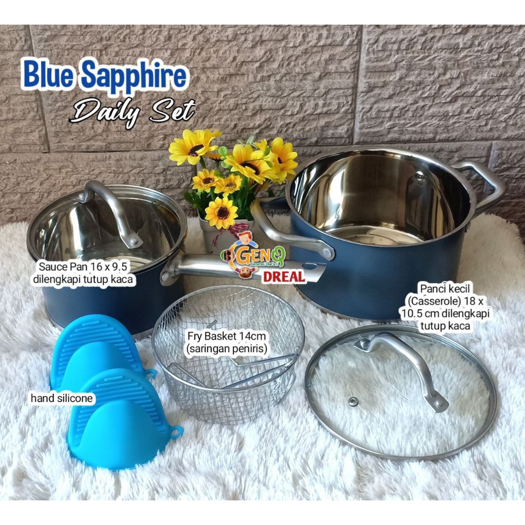 Daily Set Blue Sapphire