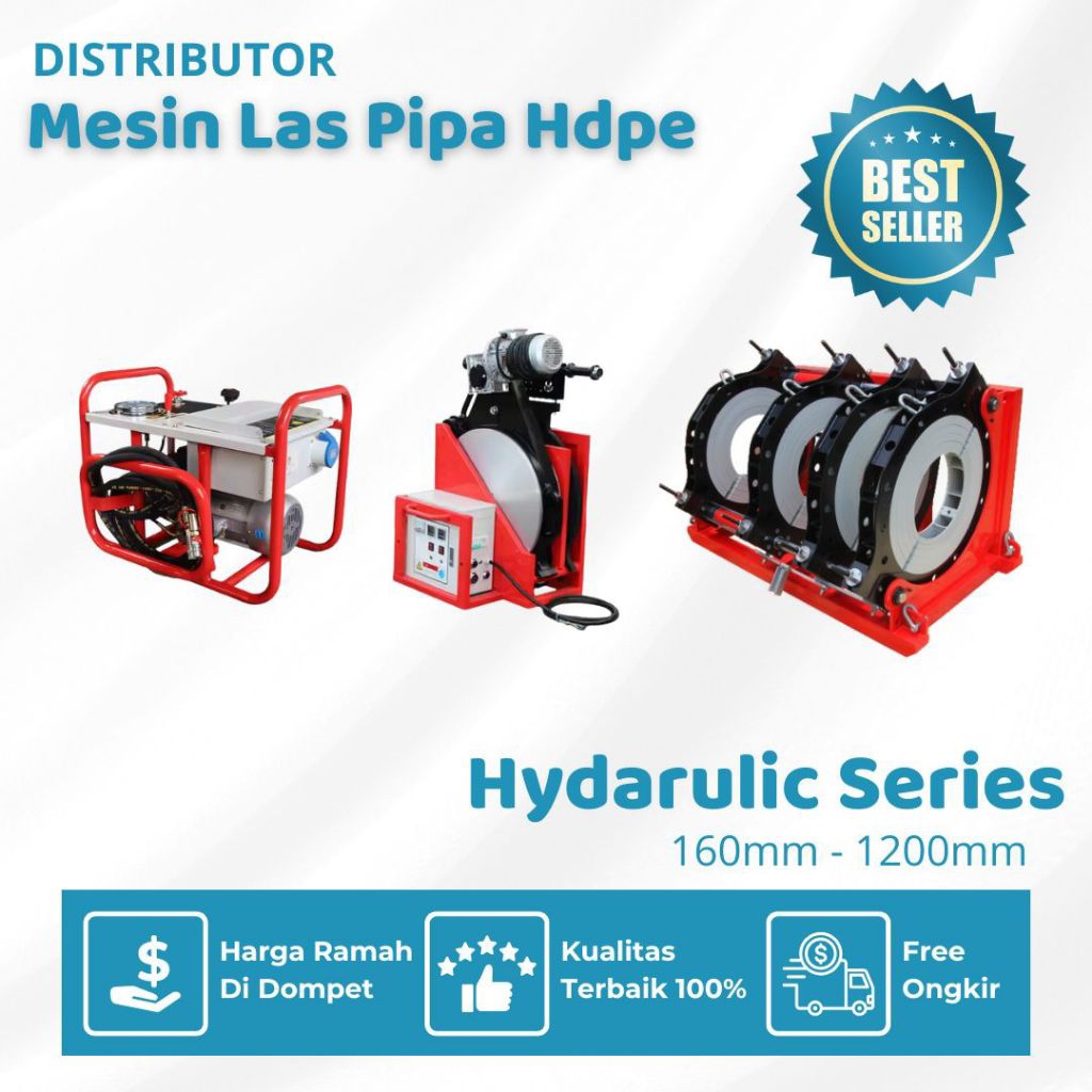 Mesin Pengelas Pipa Butt Fusion 315mm Hydraulic Welding Machine