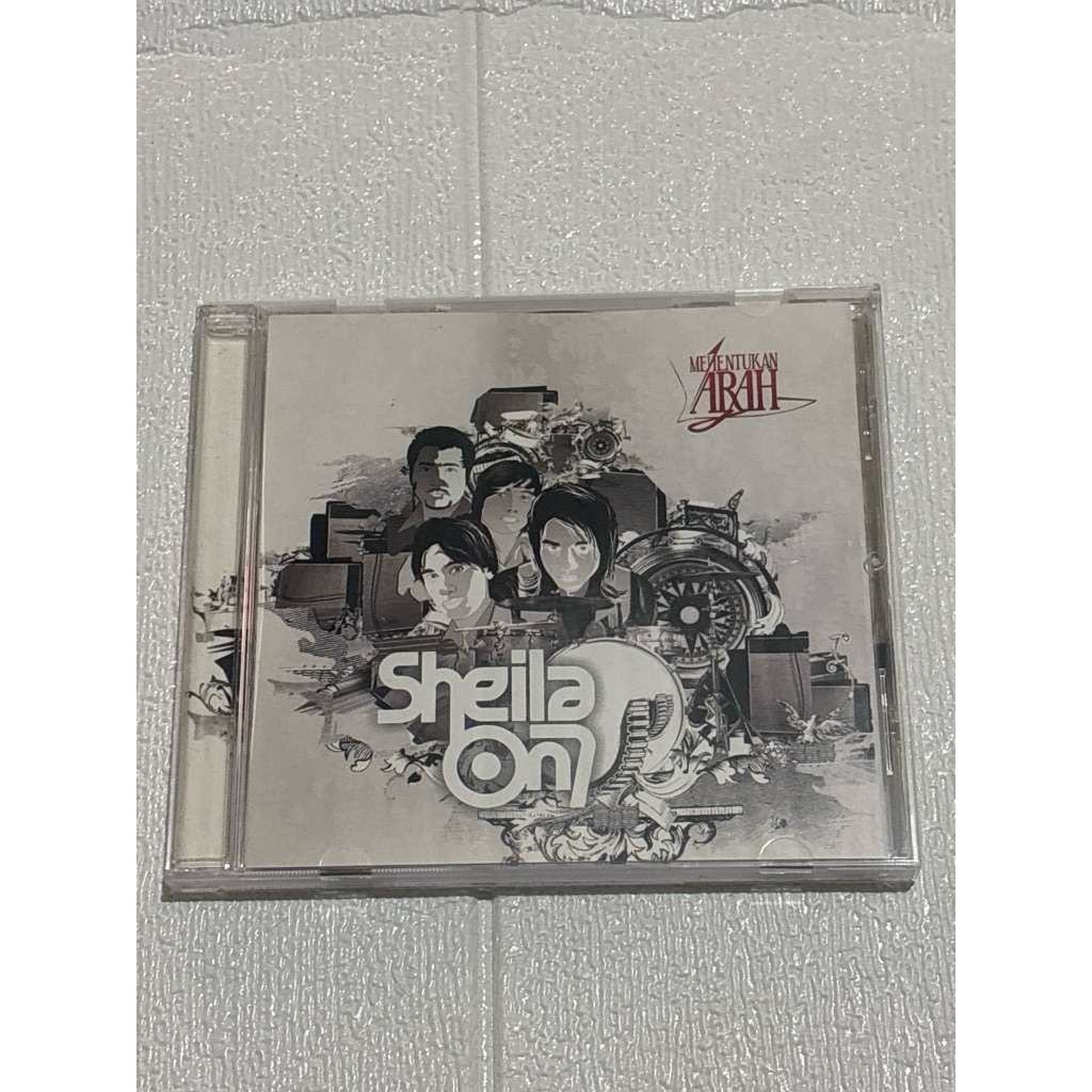 CD ALBUM SHEILA ON 7 MENENTUKAN ARAH ORIGINAL
