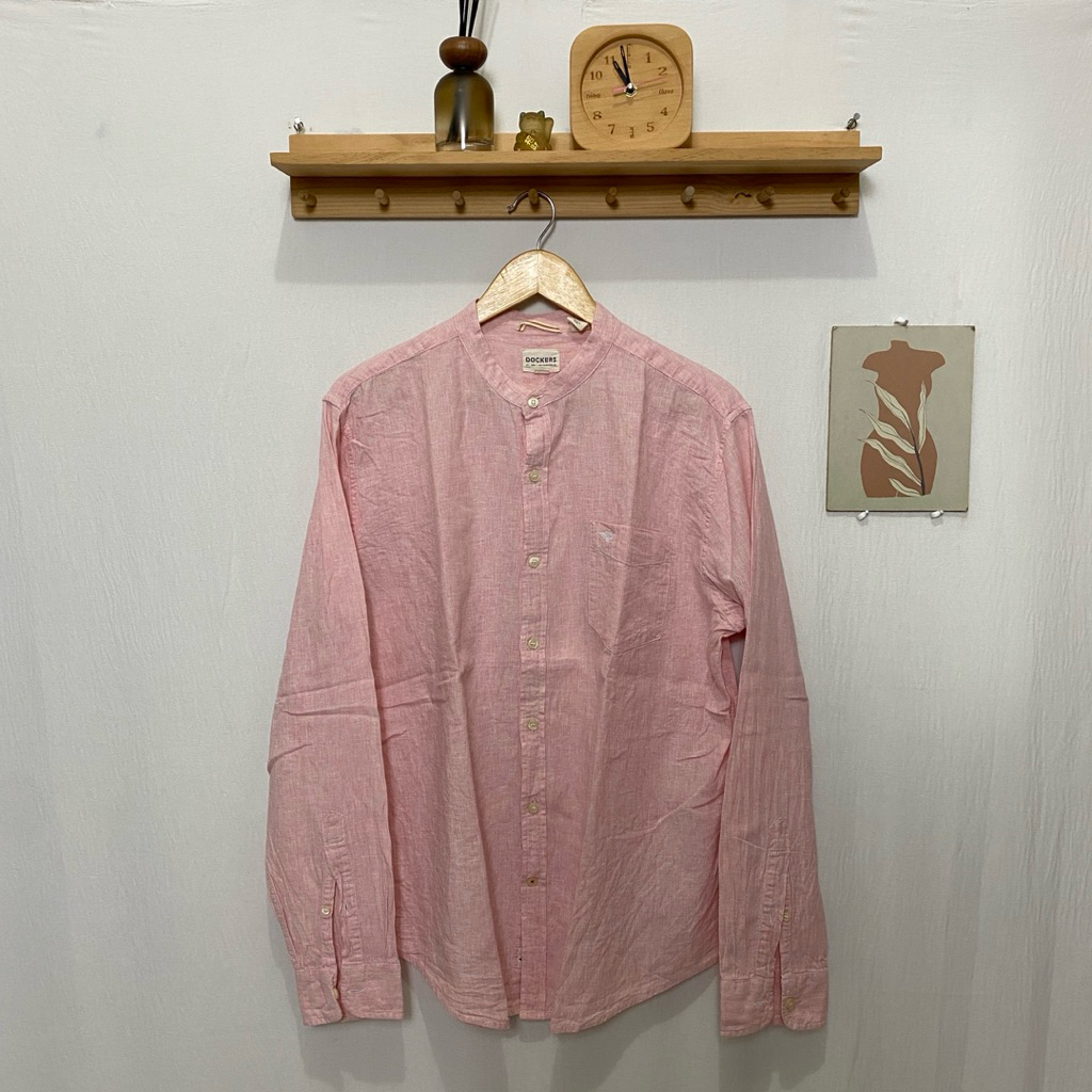 kemeja panjang pria DOCKERS original size L setara XXL kondisi bagus