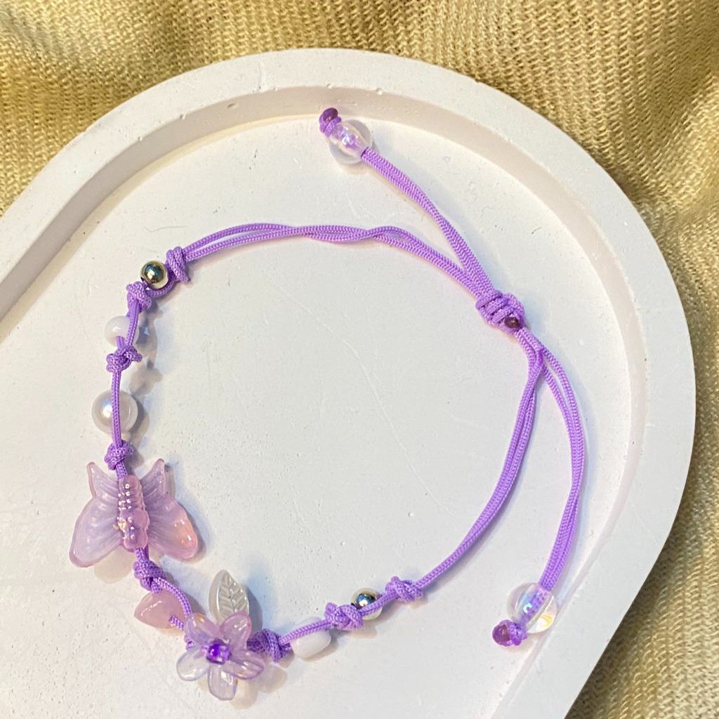 gelang tali giok ungu