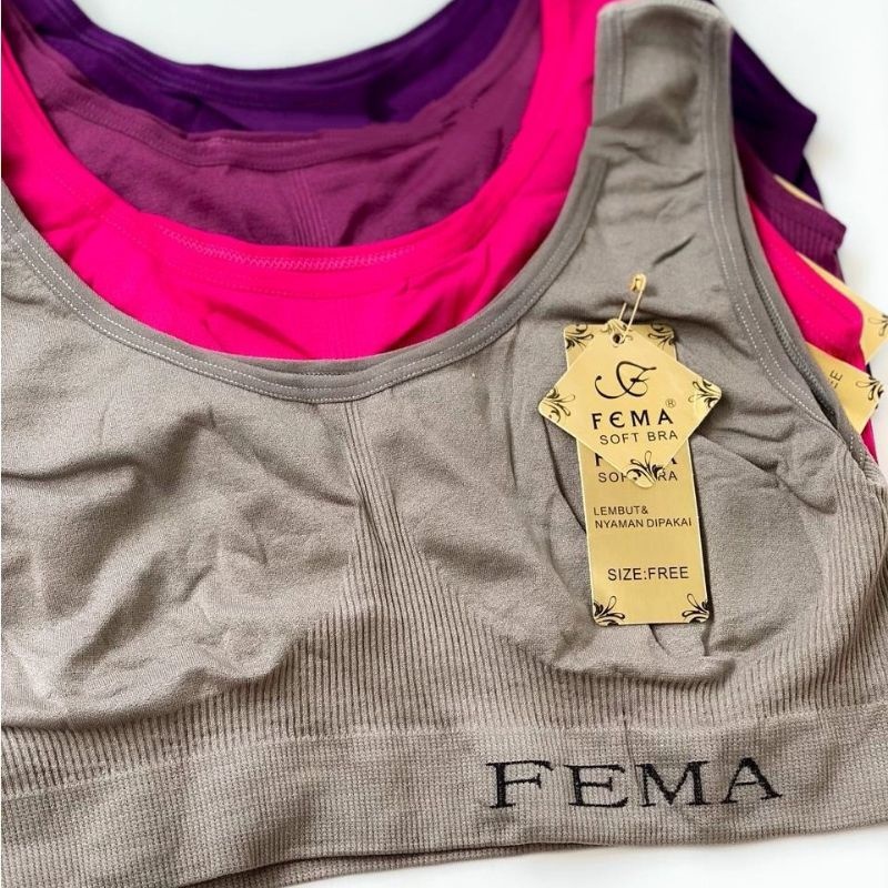 SPORT BRA FEMA// MINISET FEMA RAJUT