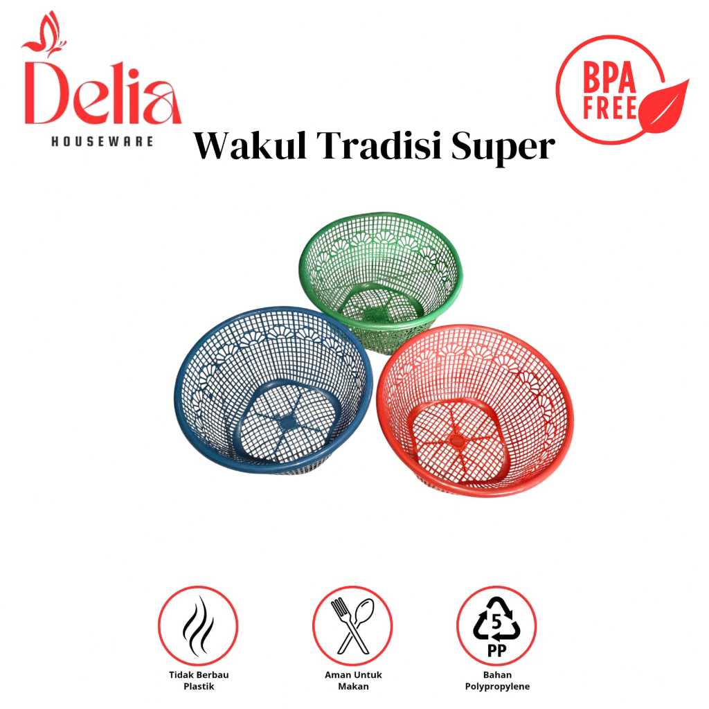 WAKUL TRADISI SUPER - BESEK NASI HAJATAN PLASTIK - CETING/MARANG NASI BERKATAN