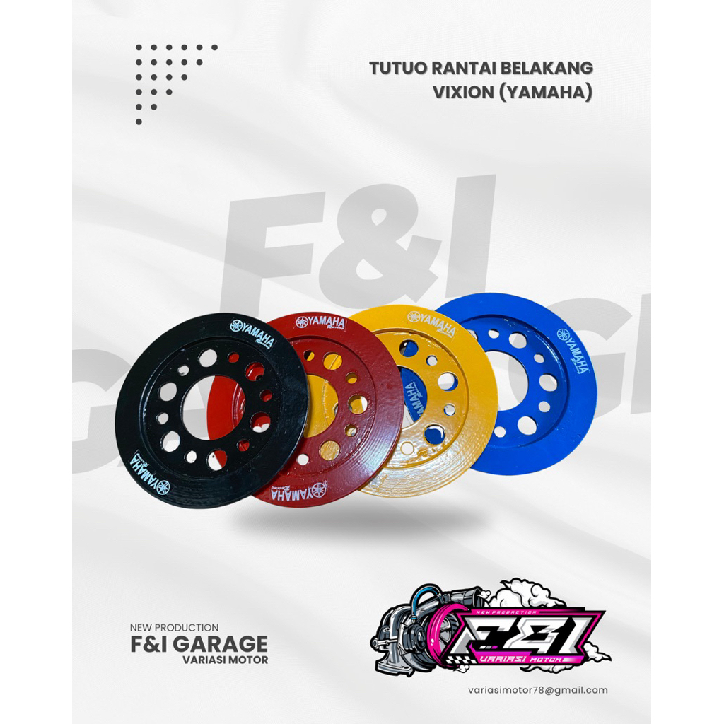 Cover Gear Belakang Yamaha Vixion Tutup Gear/Gir Belakang Yamaha