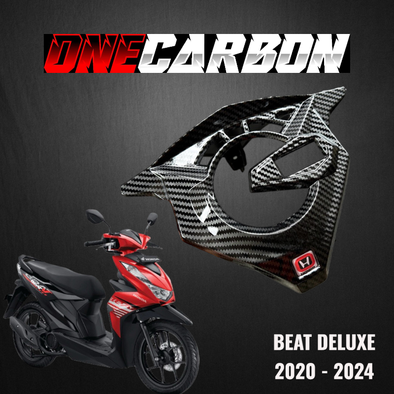 COVER SPEEDOMETER BEAT DELUX CARBON 2020-2023 SPIDO BEAT DELUX CARBON cover panel spidometer beat de