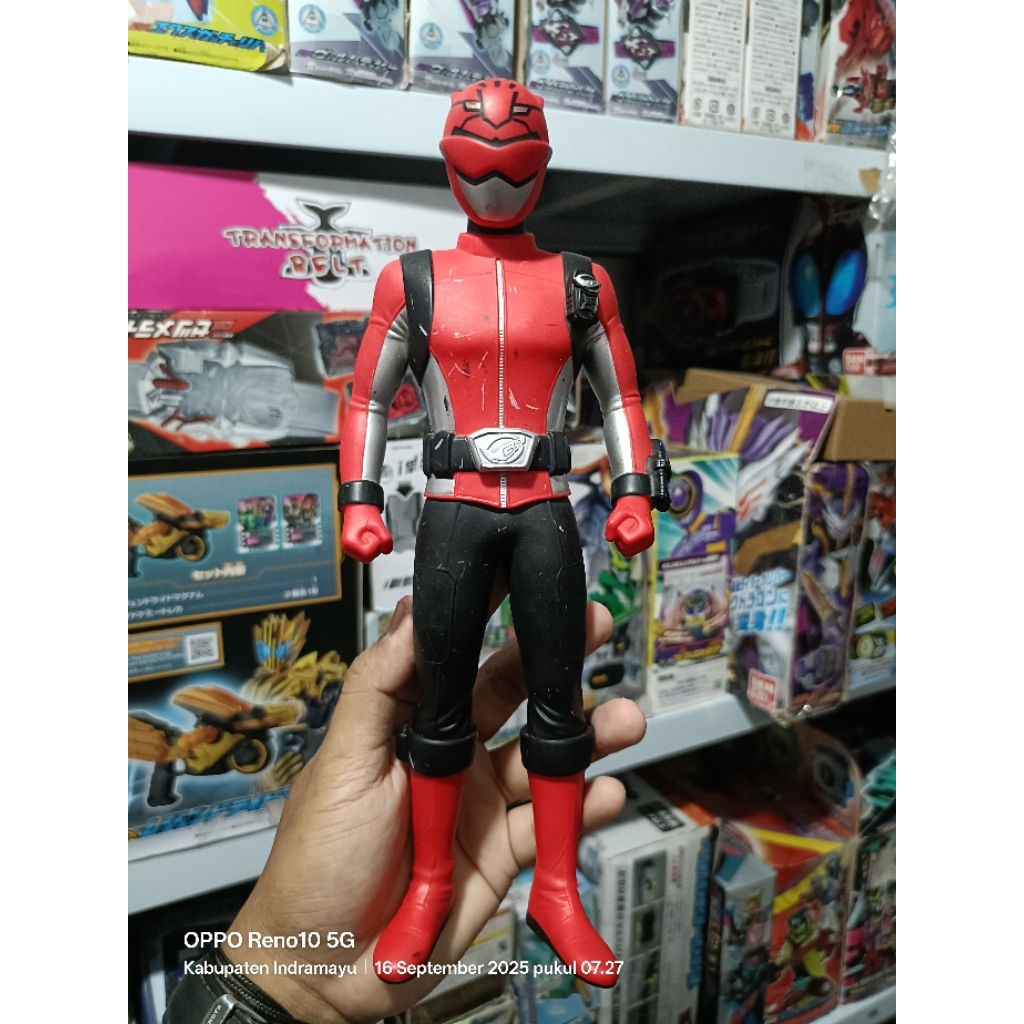 FIGURE SENTAI HERO SERIES BIG SOFUBI 25CM TOKUMEI SENTAI GOBUSTER 01 RED BUSTER