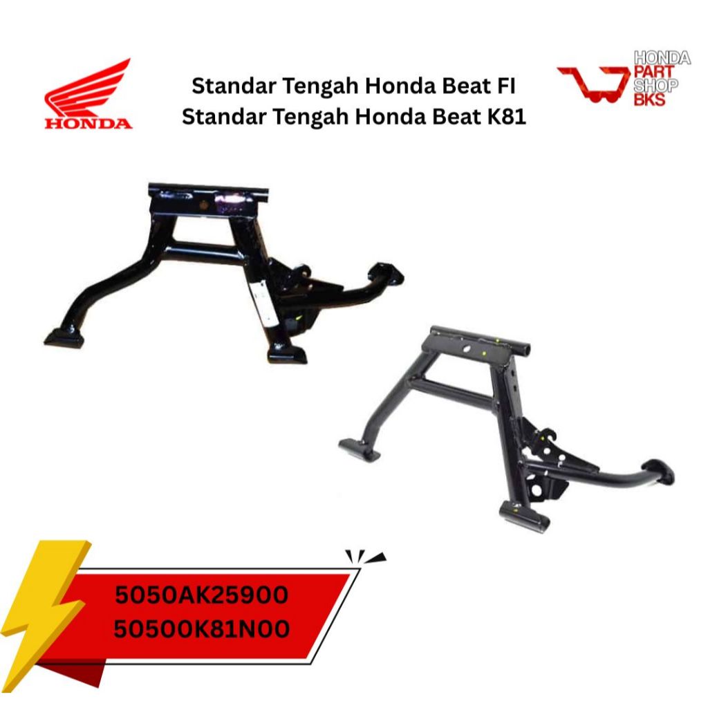 5050A-K25-900 50500-K81-N00 Standar Tengah Honda Beat FI Beat K81 Original HPS BKS