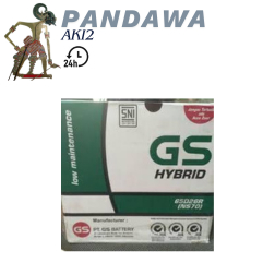 Aki Mobil 12V 65Ah  GS Hybrid NS70 | Aki Hybrid | Bergaransi