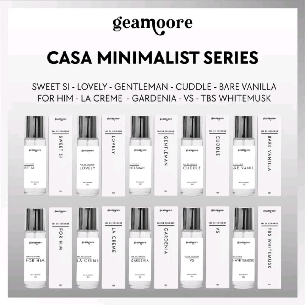 Geamoore Casa Minimalist Series Eau De Cologne