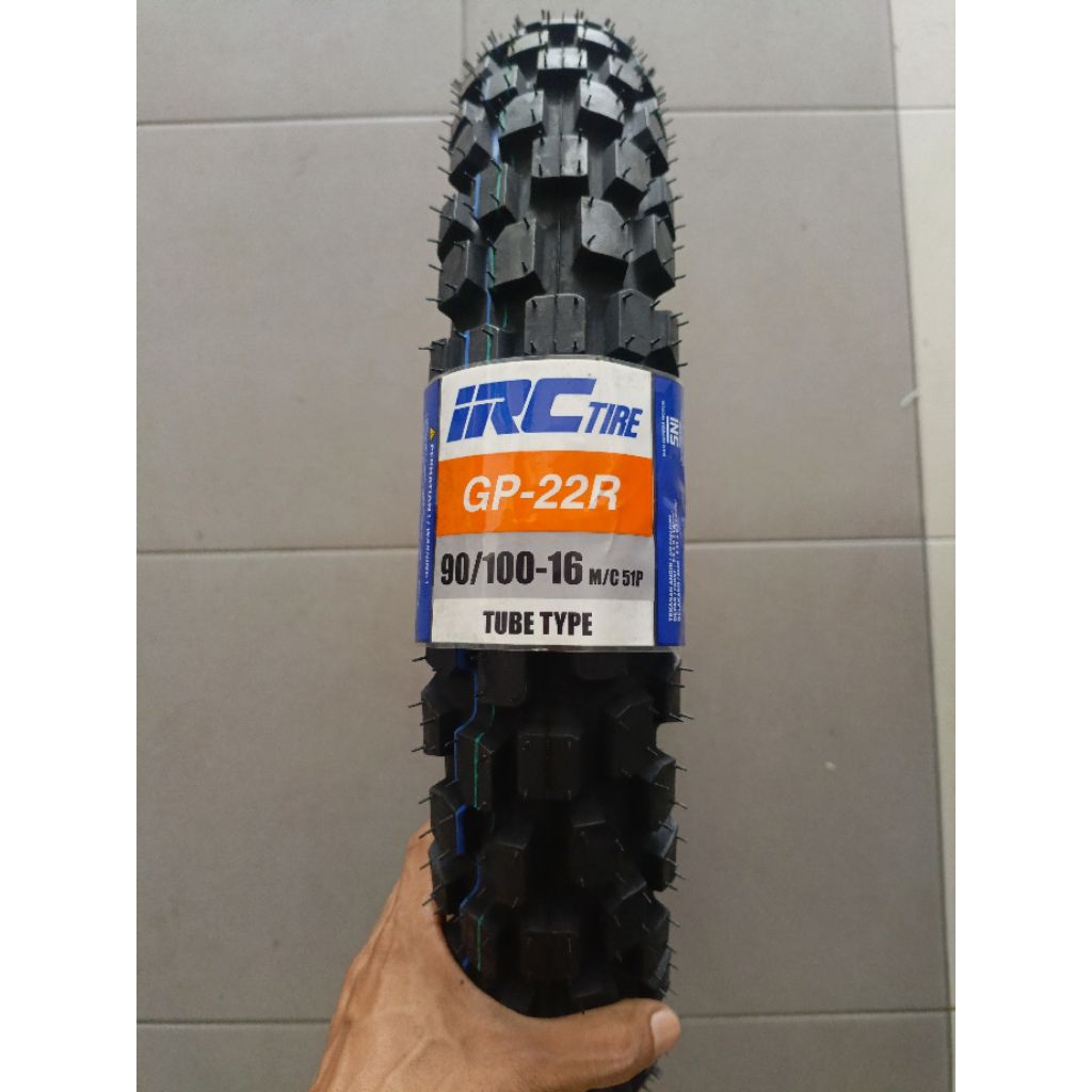 BAN LUAR IRC 90/100 RING 16 TUBETYPE GP-22 ORI (TERBARU 2025)TRAIL, KLX,CRF,WR 155 R