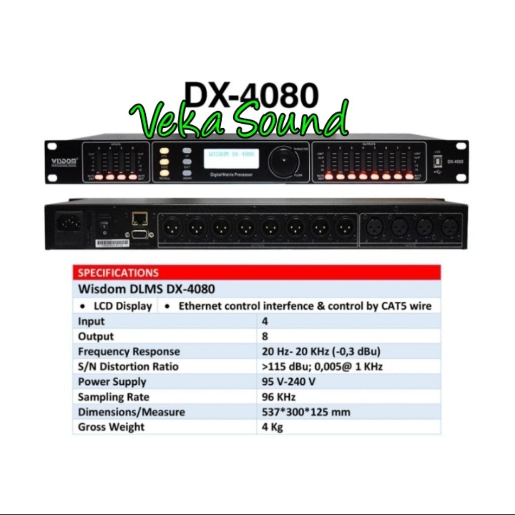 Speaker Management Wisdom DX4080 DLMS DX 4080 DLMS DX 4080DLMS Original