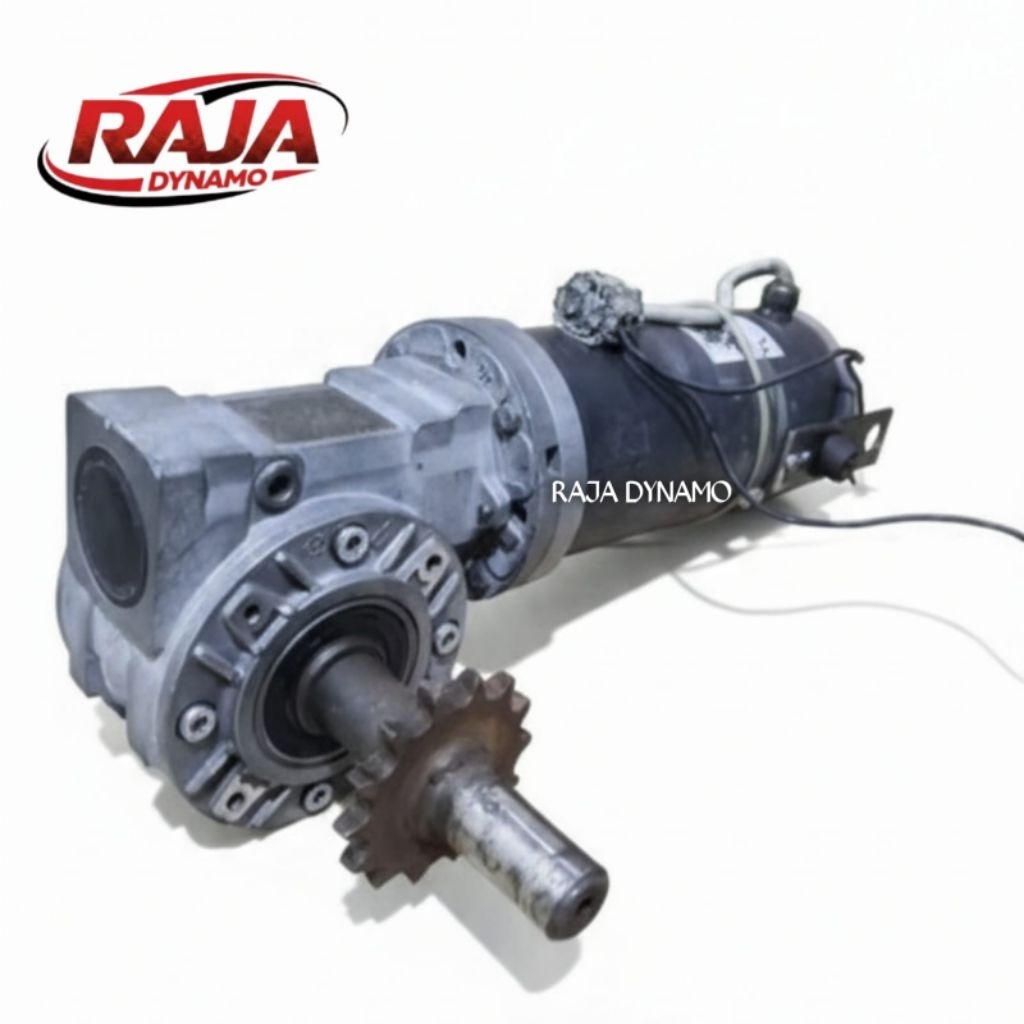 Dinamo DC Motor Gearbox 280W 24V 42RPM High Tourque SIBONI - DC Motor Torsi Kuat