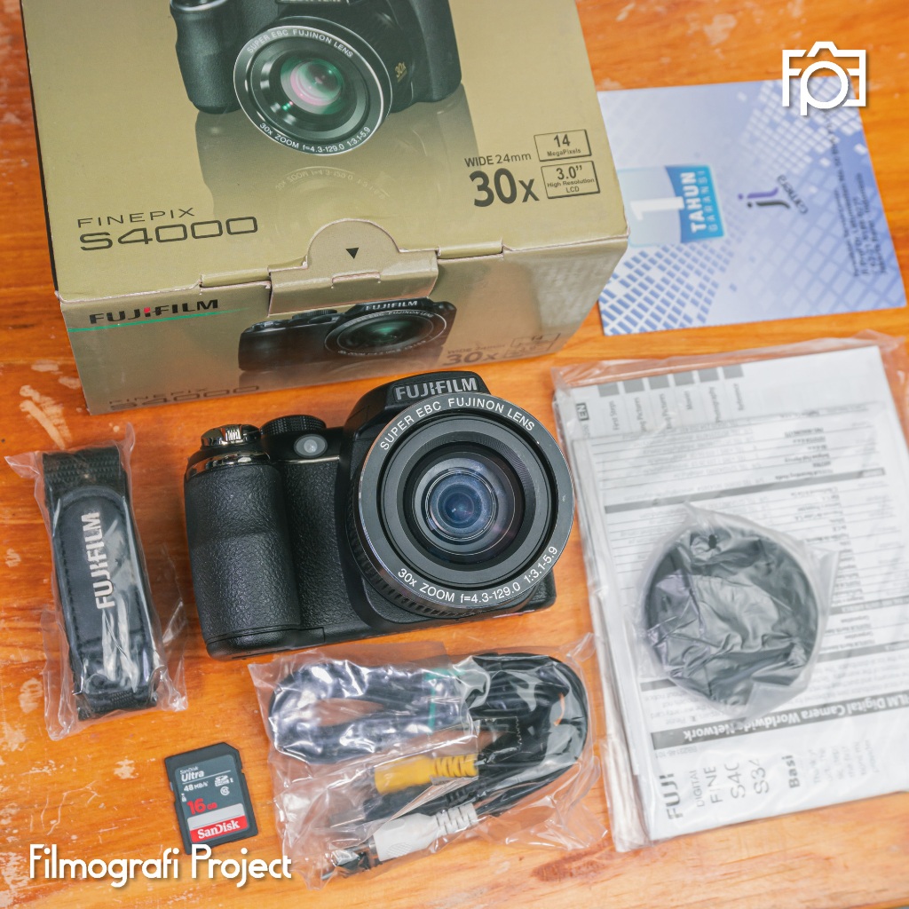Fujifilm Finepix S4000 - Kamera Pocket Digital Digicam Camdig Point & Shoot Camera