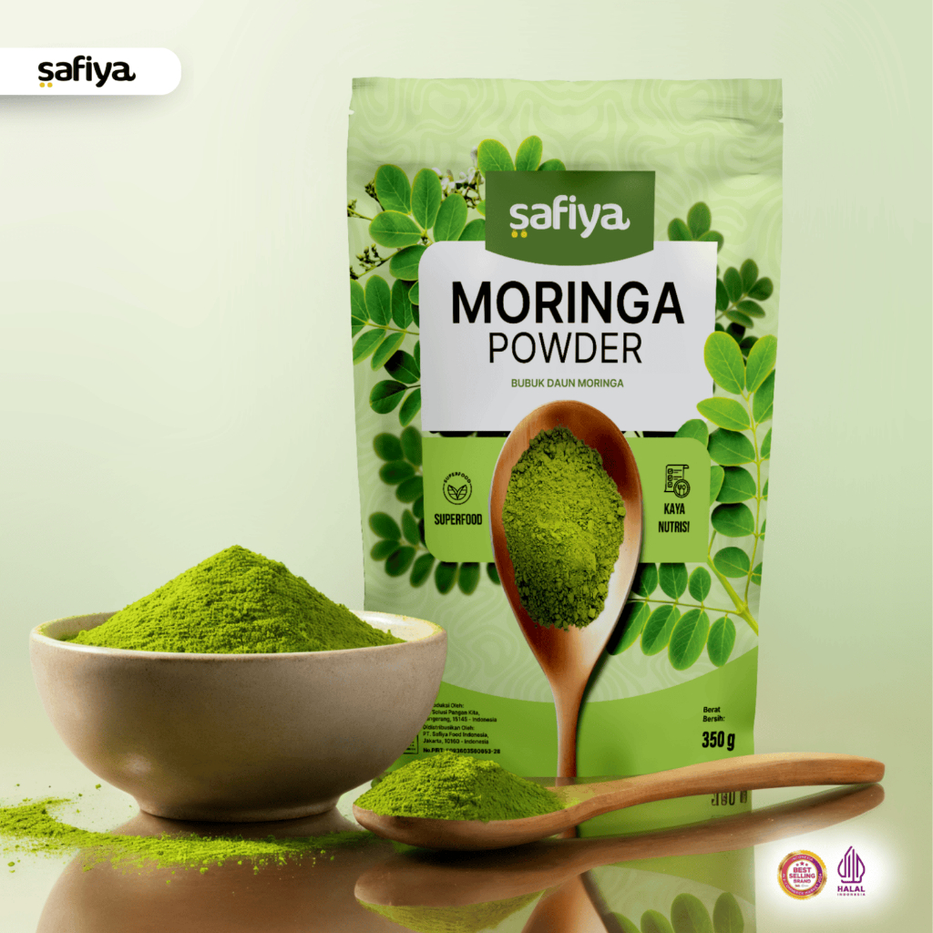 Safiya Daun Kelor 350 Gram Moringa Bubuk 100% Murni Premium