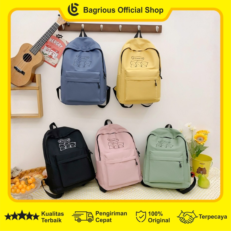 Tas Sekolah Anak Perempuan Korean Style Tas Ransel Sekolah Wanita Korea Style Import Tas Sekolah Cew