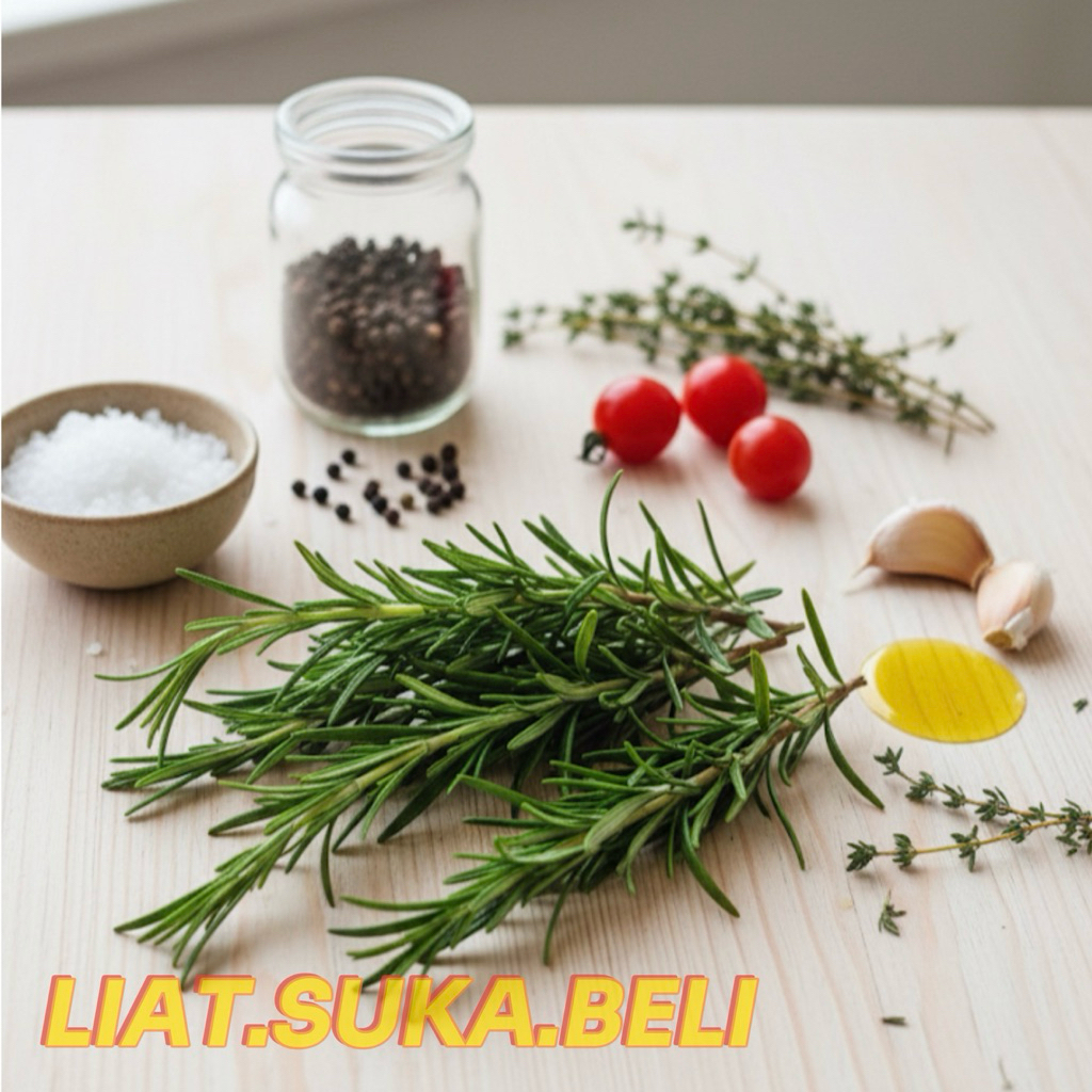 daun rosemary segar fresh per pack fresh rosemary leaves