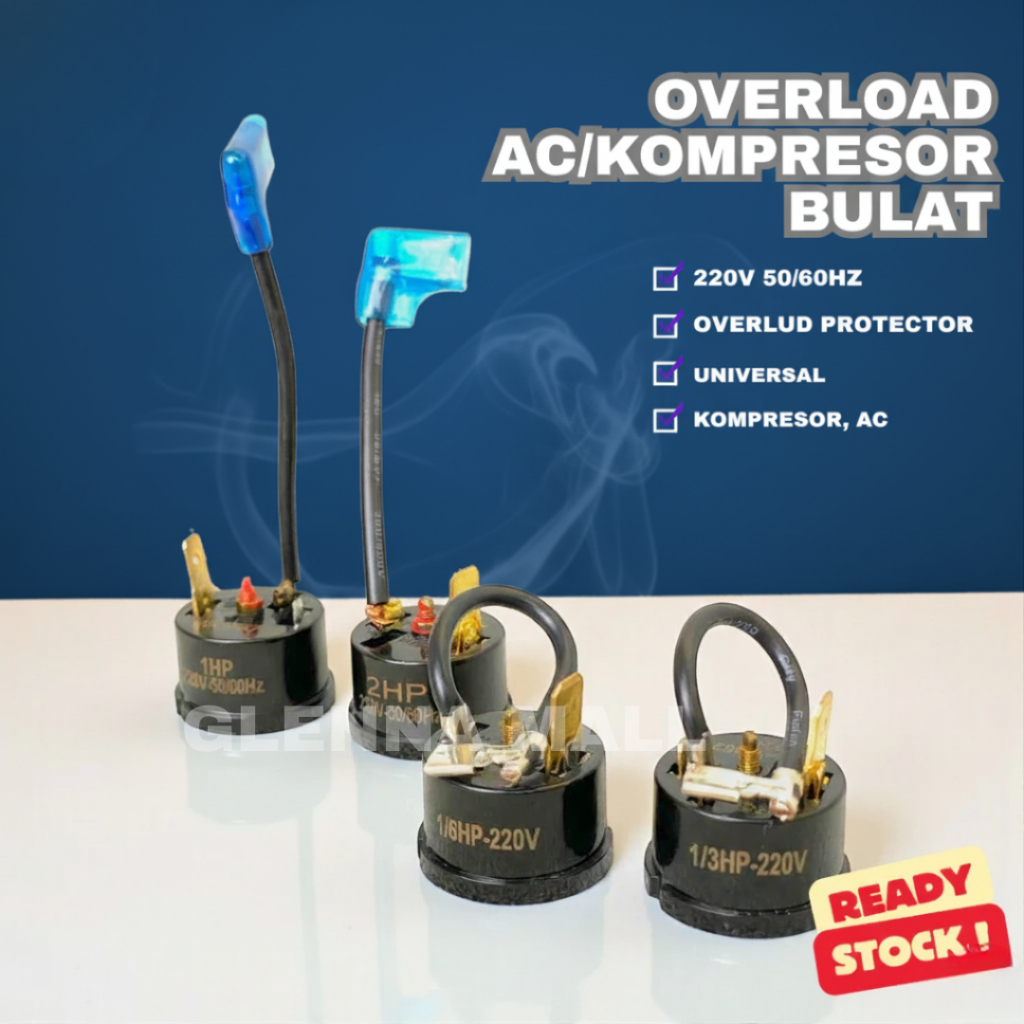 OVERLOAD KULKAS BULAT | OVERLOAD KULKAS UNIVERSAL OVERLOAD KOMPRESOR KULKAS UNIVERSAL