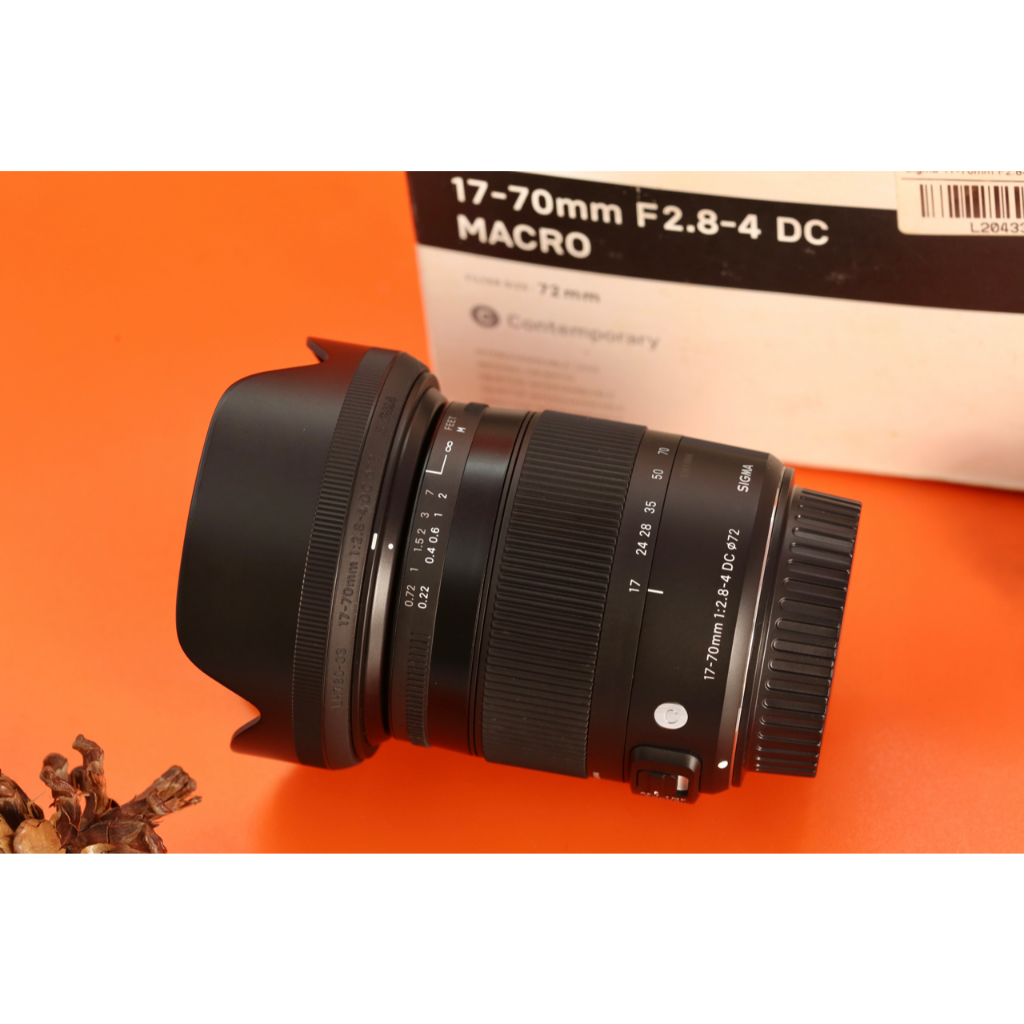 sigma 17-70mm F2.8-4 DC Macro APSC For Canon Fullset C1231