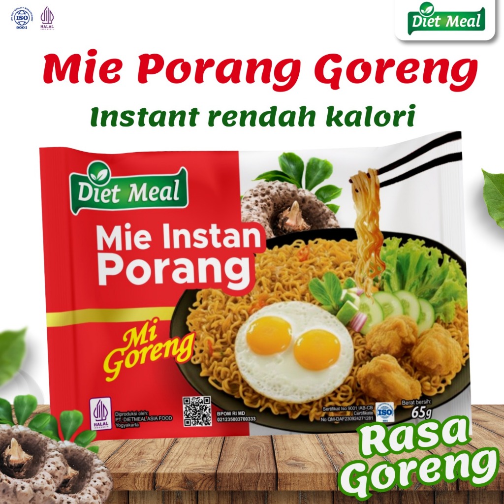 Mie Porang Dietmeal Goreng untuk Diet kalori rendah