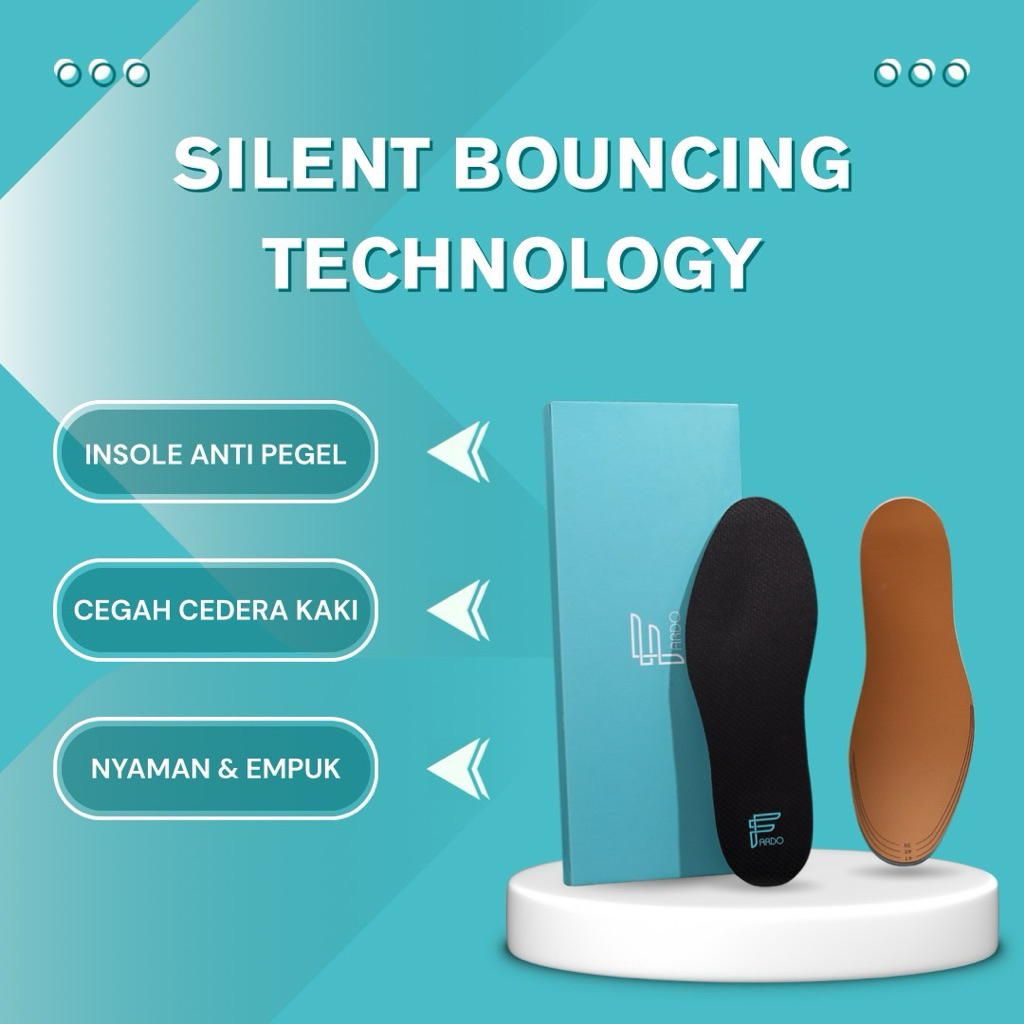 Enlogy Silent Bouncing Technology Insole | Insole Anti Pegel Insole Kesehatan Insole Peredam Tekanan