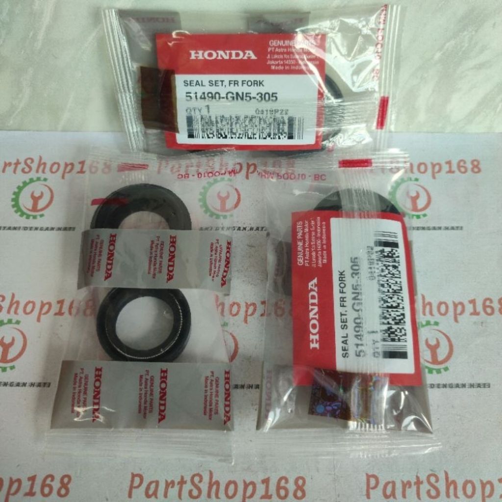 Seal Shock GN5 ORI Seal Shock Depan Supra Grand Beat Vario Scoopy ORI