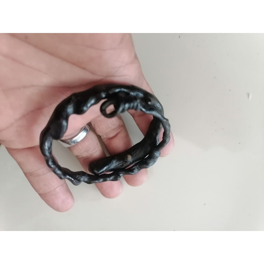 gelang akar bahar hitam size kantoran