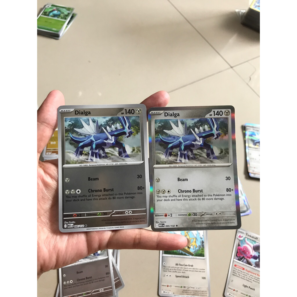 kartu pokemon original holo dialga