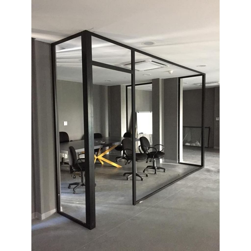 partisi ruangan aluminium+ kaca