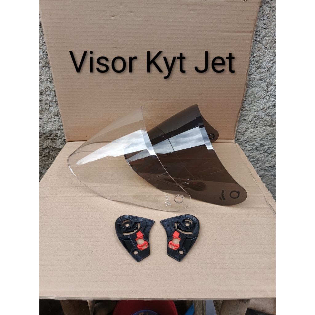 Visor Helm Kyt Jet Kaca Helm Kyt Jet