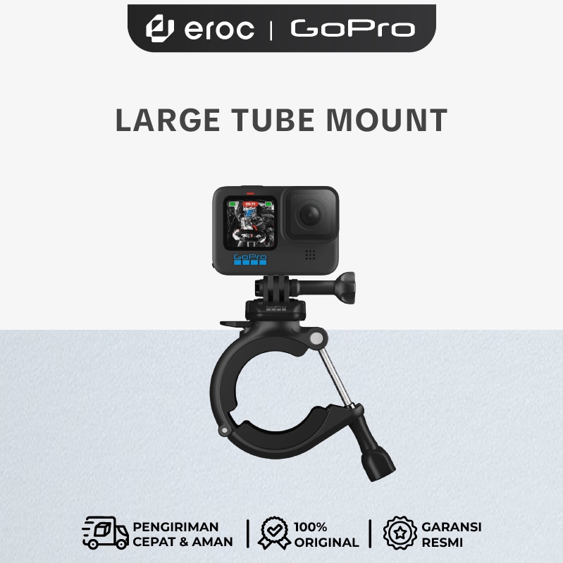 GoPro Large Tube Mount (Roll Bars + Pipes + More)
