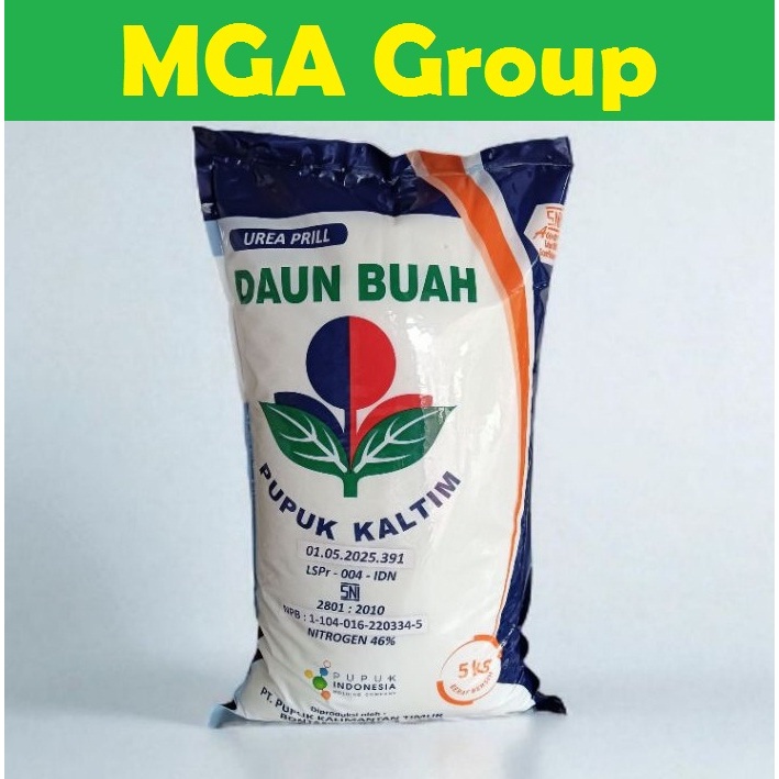 Pupuk Urea Kaltim Kemasan 5 Kg Asli Pabrik | Pupuk Kaltim 5 Kg | Pupuk Daun Buah Non Subsidi