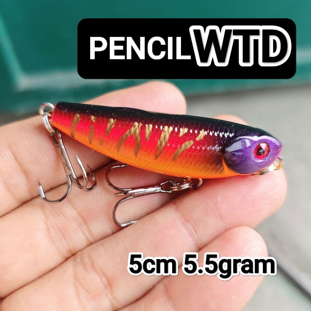 PENCIL WTD 5cm 5.5gr umpan pancing casting
