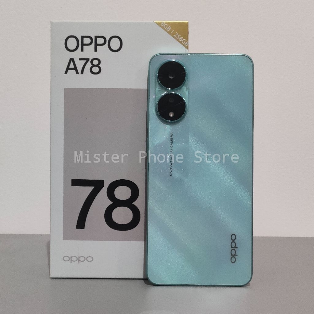 Oppo A78 4G 8/256 GB Ex Resmi Indonesia Second Bekas Original - Check Deskripsi